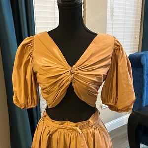 Cinq à Sept Sahara Puff Sleeve Top